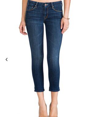 NWT MOTHER Denim The Looker Crop Flowers From The Storm *29*